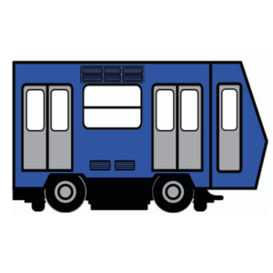 Sticker Metro Cabina Azul 25 Piezas