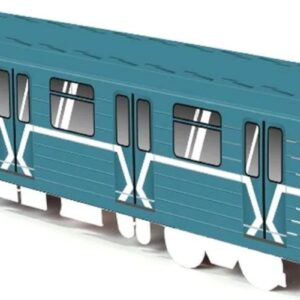 Mini Tren Armable Molotow Moscow 43.5 x 8.2 x 10.4cm