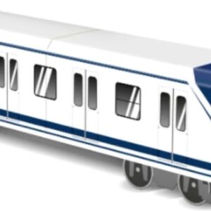 Mini Tren Armable Molotow Madrid 43.5 x 8.2 x 10.4cm