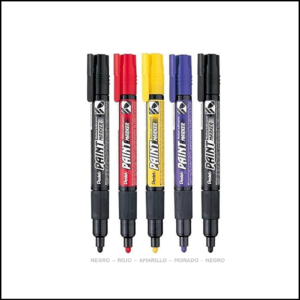 5 Pack Pentel Paint Marcador Permanente