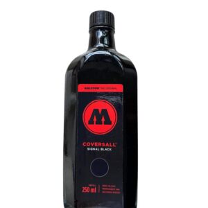 Refill Tinta Permanente Negra Coversall Ink 250ml Molotow
