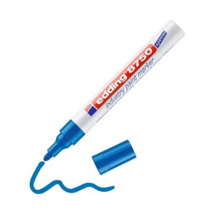 Marcador Tinta Opaca Industrial Redonda 2-4mm Edding 8750
