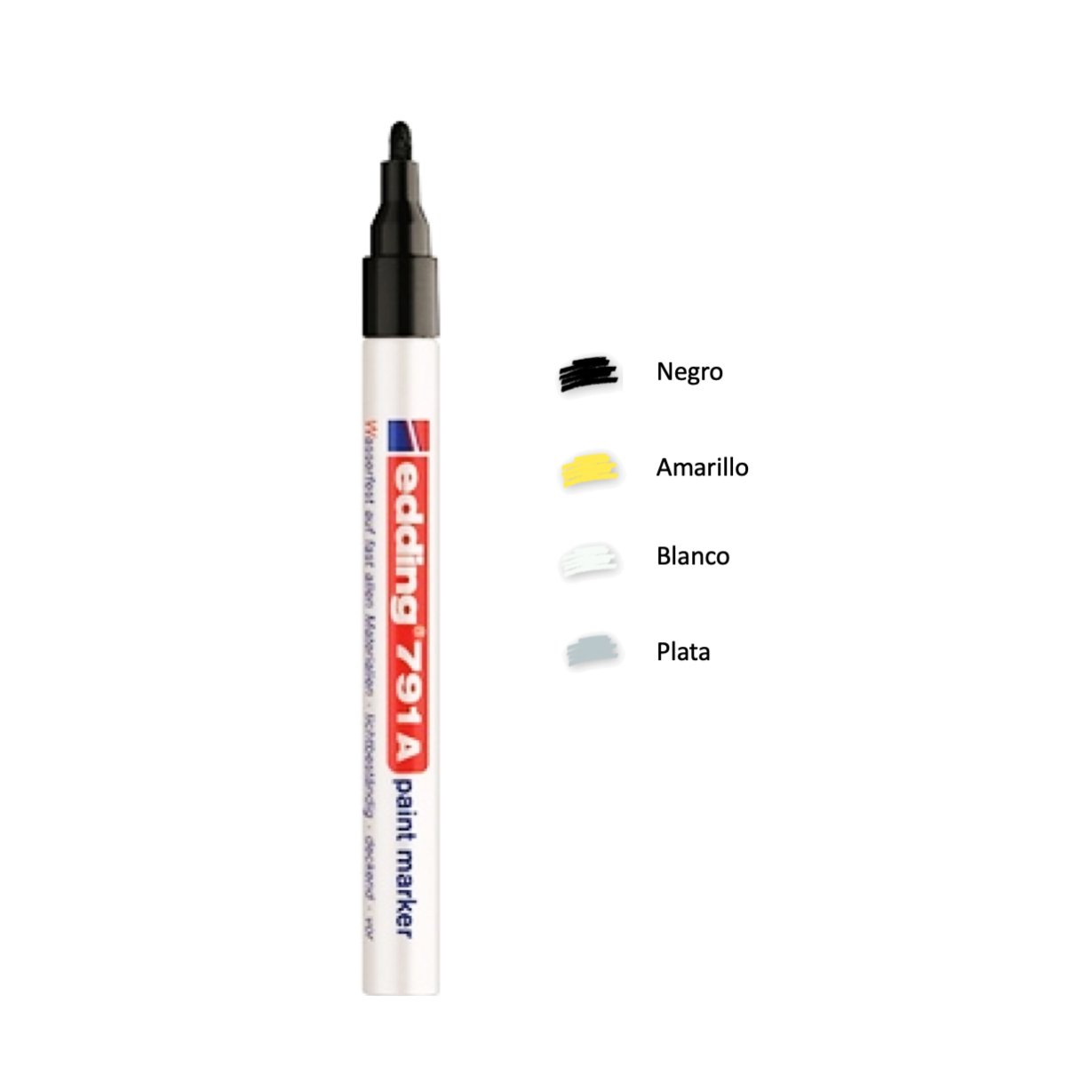 Marcador De Tinta 1-2mm Edding 791a Paint Marker - Image 2