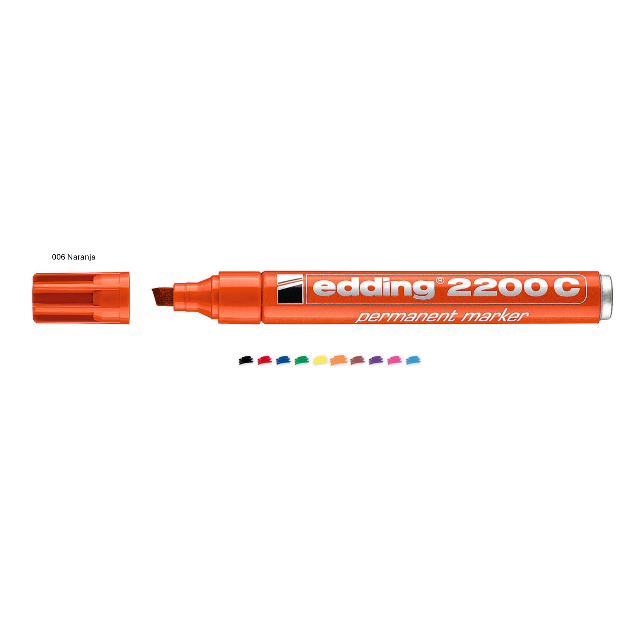 Marcador Permanente Recargable Aluminio Edding 2200c 1-5mm