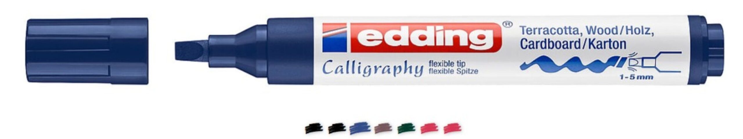 Marcador Caligrafía 1-5mm Edding 1455 Calligraphy Marker - Image 3