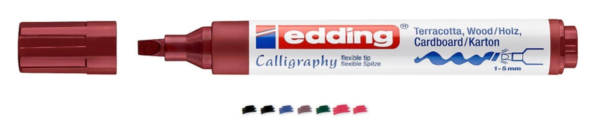 Marcador Caligrafía 1-5mm Edding 1455 Calligraphy Marker - Image 4
