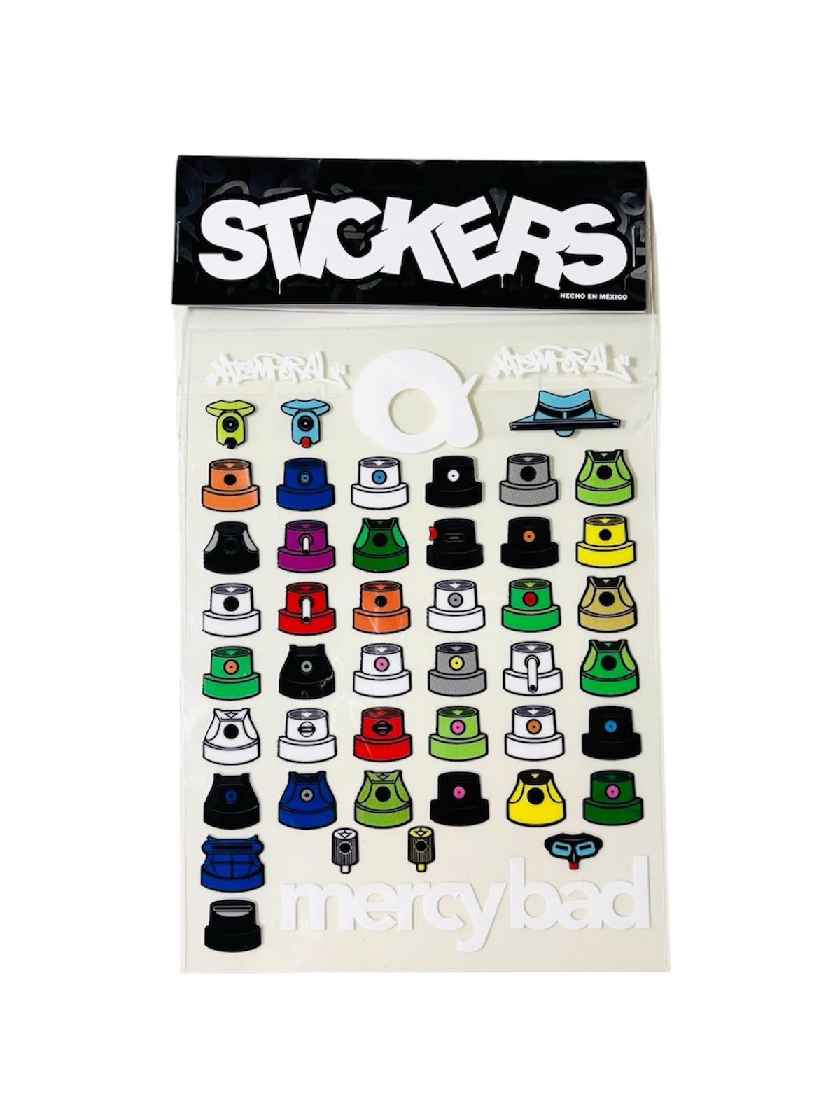 Pack De Stickers Pegatinas Válvulas De Spray Coleccionables