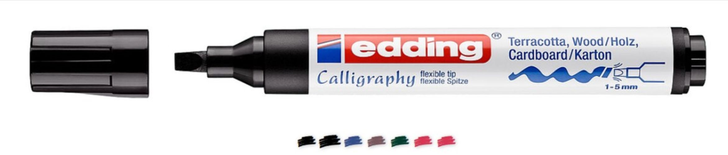 Marcador Caligrafía 1-5mm Edding 1455 Calligraphy Marker - Image 6
