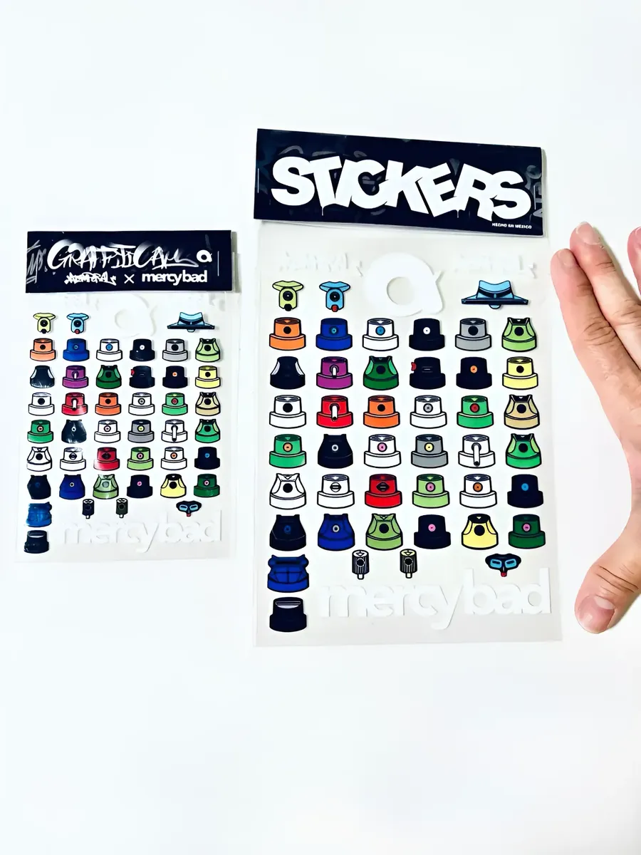 Pack De Stickers Pegatinas Válvulas De Spray Coleccionables - Image 7