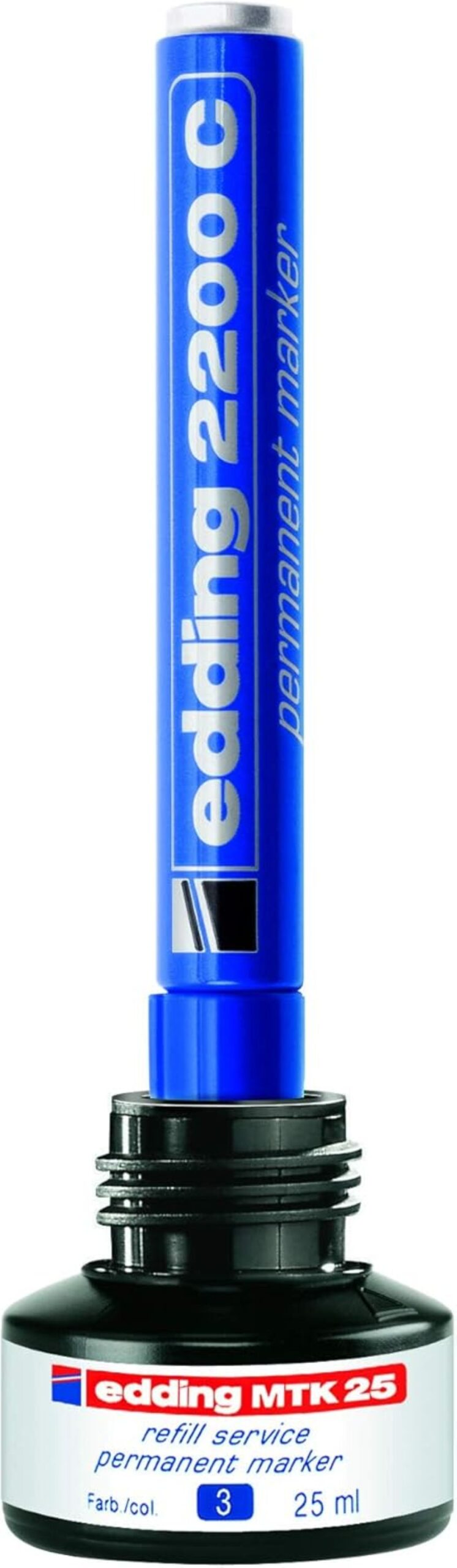 Marcador Permanente Recargable Aluminio Edding 2200c 1-5mm - Image 8