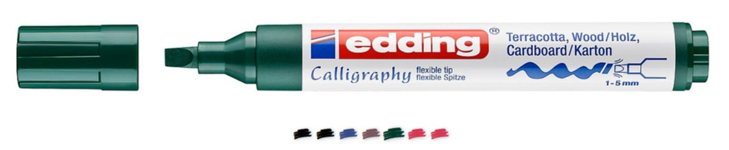 Marcador Caligrafía 1-5mm Edding 1455 Calligraphy Marker - Image 7