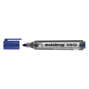 Marcador Edding 160 Borrable p/Pizarrón Punta Redonda 1.5-3mm