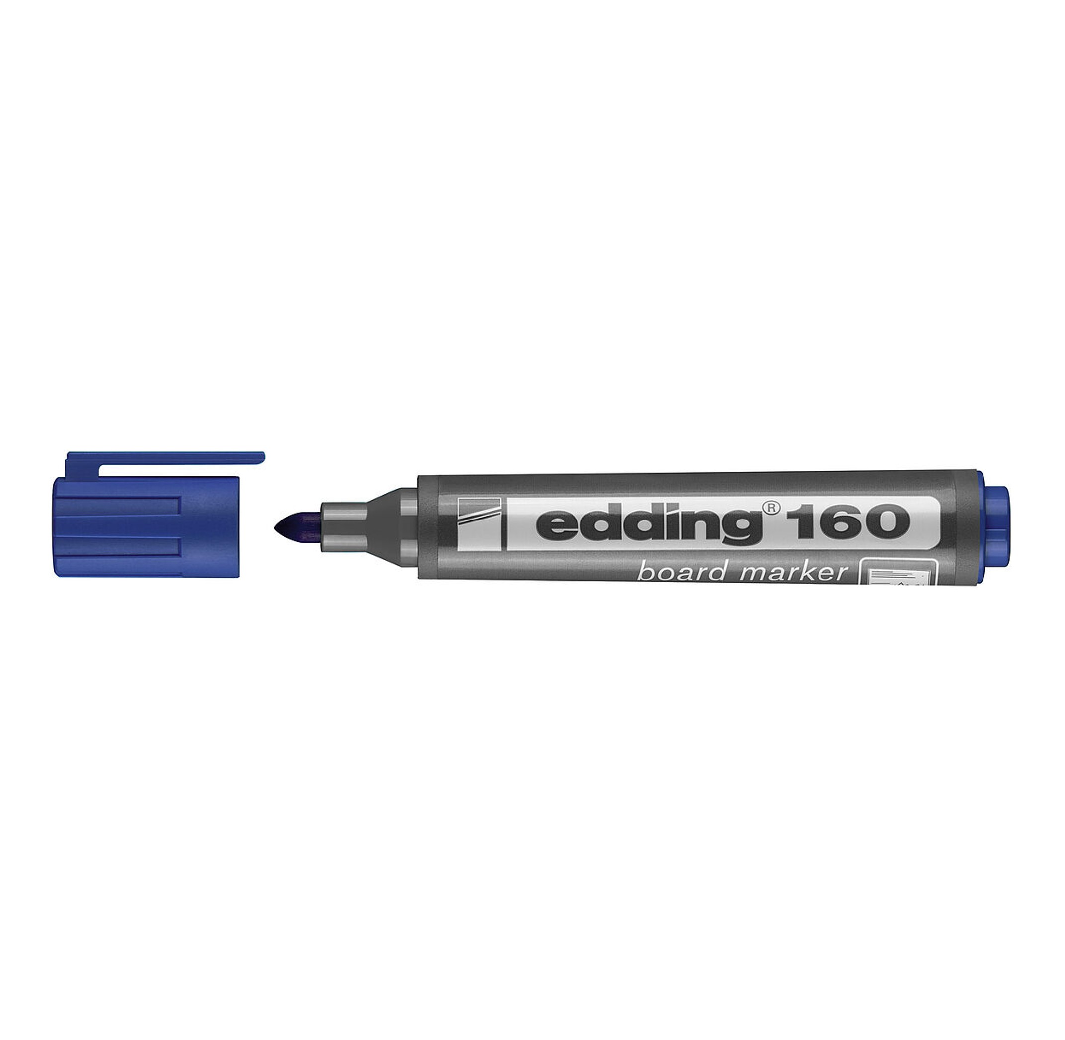 Marcador Edding 160 Borrable p/Pizarrón Punta Redonda 1.5-3mm