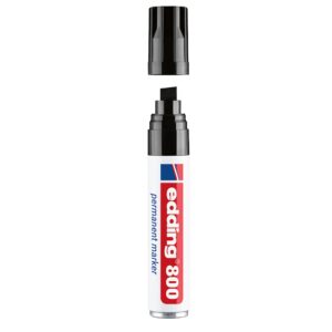 Marcador Permanente Jumbo Punta Biselada 4-12mm Edding 800