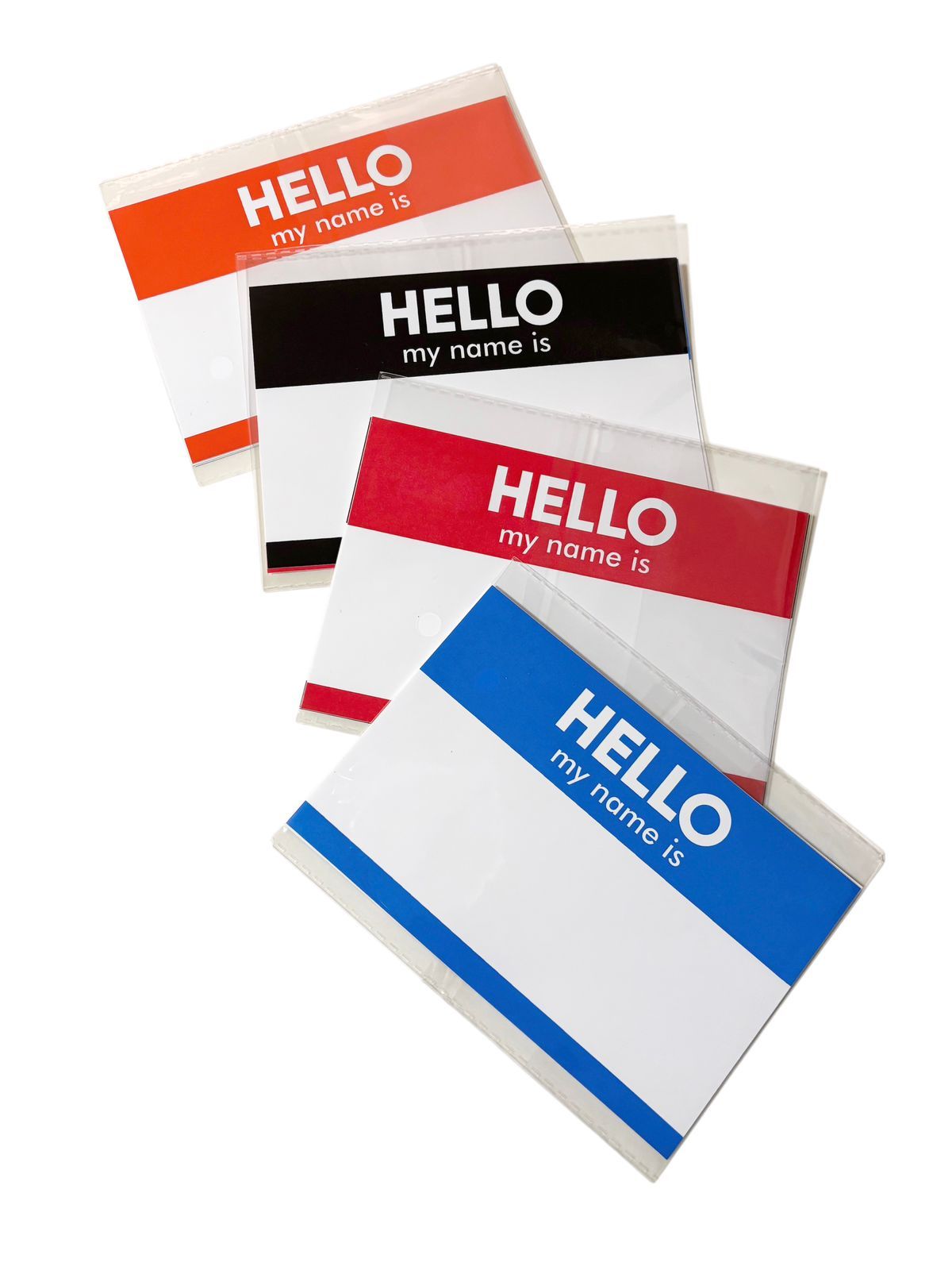 50 Stickers Hello My Name Is Colores Diferentes 15 X 10 Cm - Image 3
