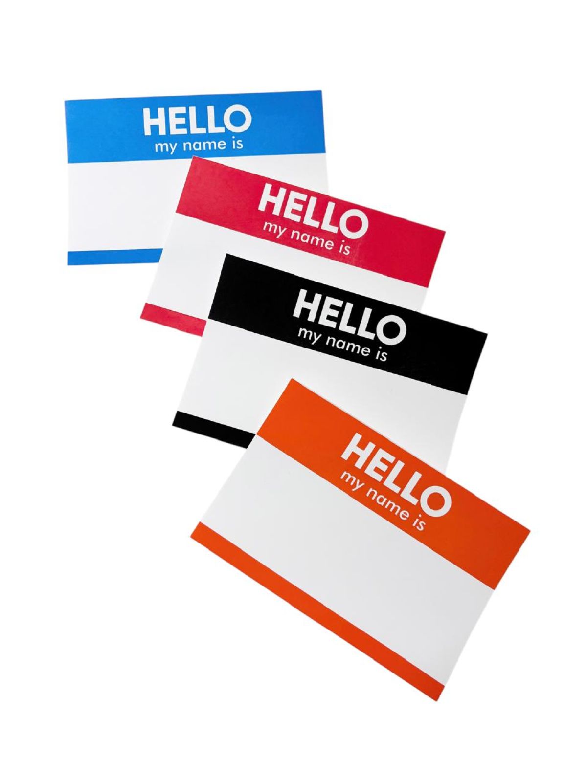 25 Stickers Hello My Name Is Colores Diferentes 15 X 10 Cm - Image 3