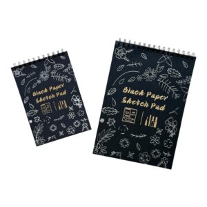 Block Black Paper Sketch 25 Hojas 150g Empastado