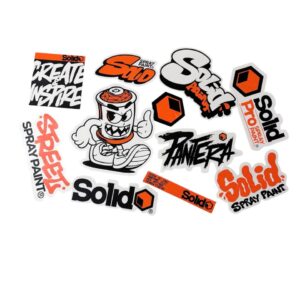 Stickers Vinil Solid 11 Pack Graff