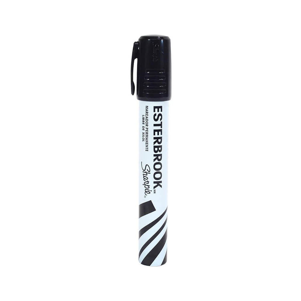 Marcador Permanente Sharpie Esterbrook Negro