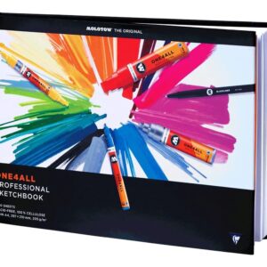 Molotow One4all Profesional Sketchbook 205g80p A4 Pasta Dura Horizontal