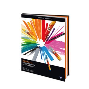 Molotow One4all Profesional Sketchbook Vertical 205g 80p A4 Pasta Dura